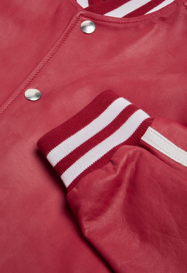 Paul Stuart Crimson Bomber Jacket, image 2