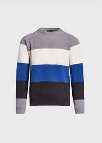 Paul Stuart Block Stripe Wool Blend Sweater, thumbnail 2