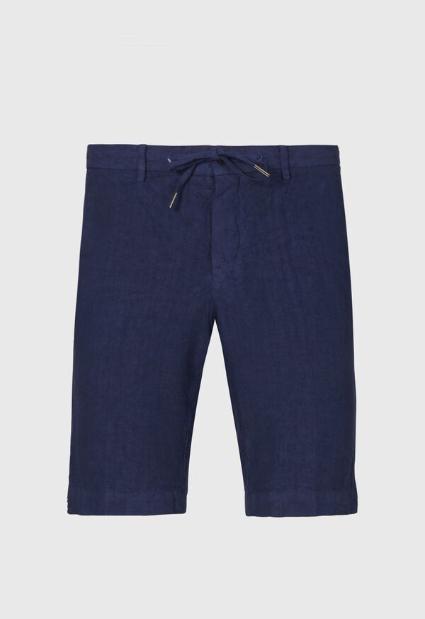 Paul Stuart Linen Drawstring Bermuda Short, image 1