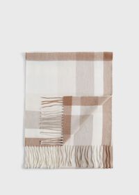 Paul Stuart Exaggerated Plaid Scarf, thumbnail 1