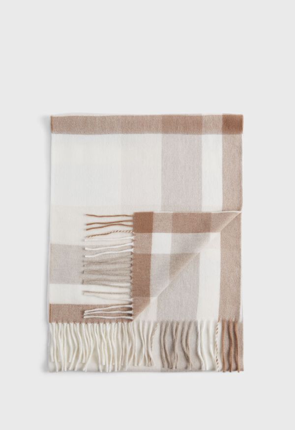 Paul Stuart Exaggerated Plaid Scarf, image 1