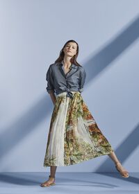 Paul Stuart Denim Button Down Shirt, thumbnail 2
