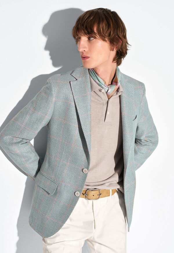 Paul Stuart Faded Windowpane Jacket, image 2