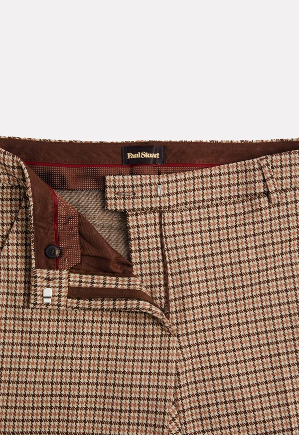 Paul Stuart Jersey Houndsooth Pant, image 2