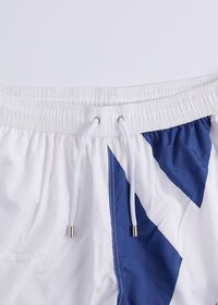 Paul Stuart Printed Flag Swim Shorts, thumbnail 3