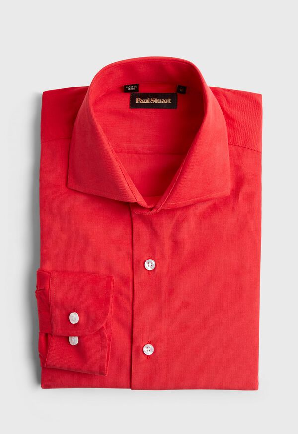 Paul Stuart Fine Wale Corduroy Sport Shirt, image 1