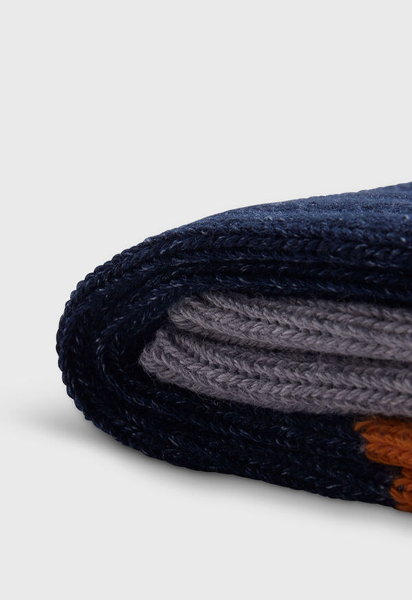 Paul Stuart Cotton Denim Melange Sport Sock, image 2