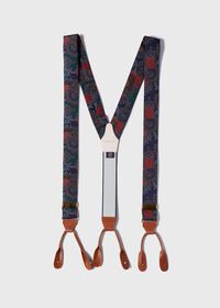 Paul Stuart Large Paisley Braces, thumbnail 1