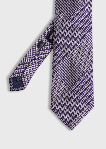 Paul Stuart Woven Silk Glen Plaid Tie