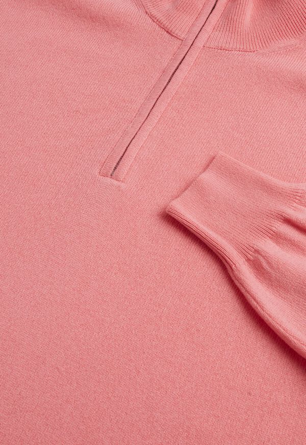Paul Stuart Classic Cashmere Quarter Zip Sweater, image 2