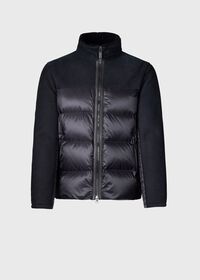 Paul Stuart Quilted Puffer with Shearling, thumbnail 1