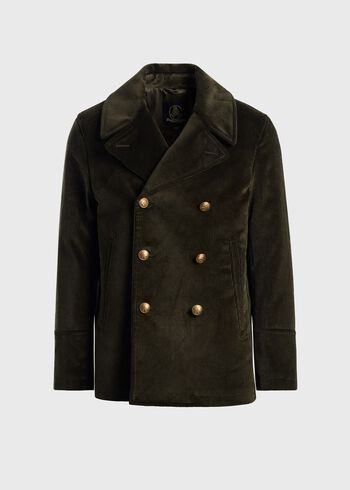 Paul Stuart Corduroy Peacoat