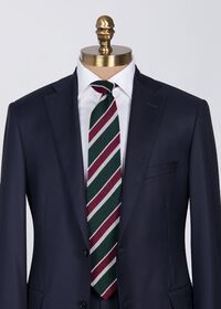 Paul Stuart Printed Linen Three Color Stripe, thumbnail 2