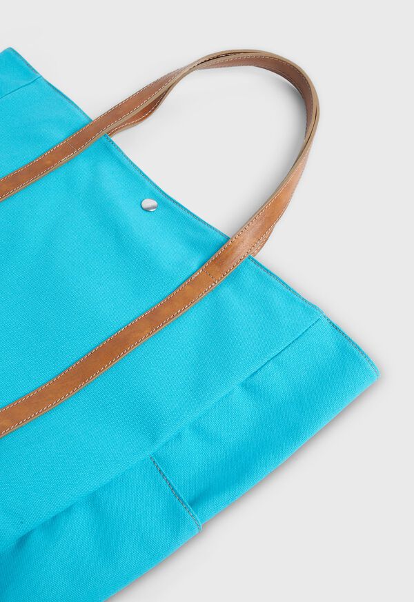 Paul Stuart Solid Color Tote Bag, image 2
