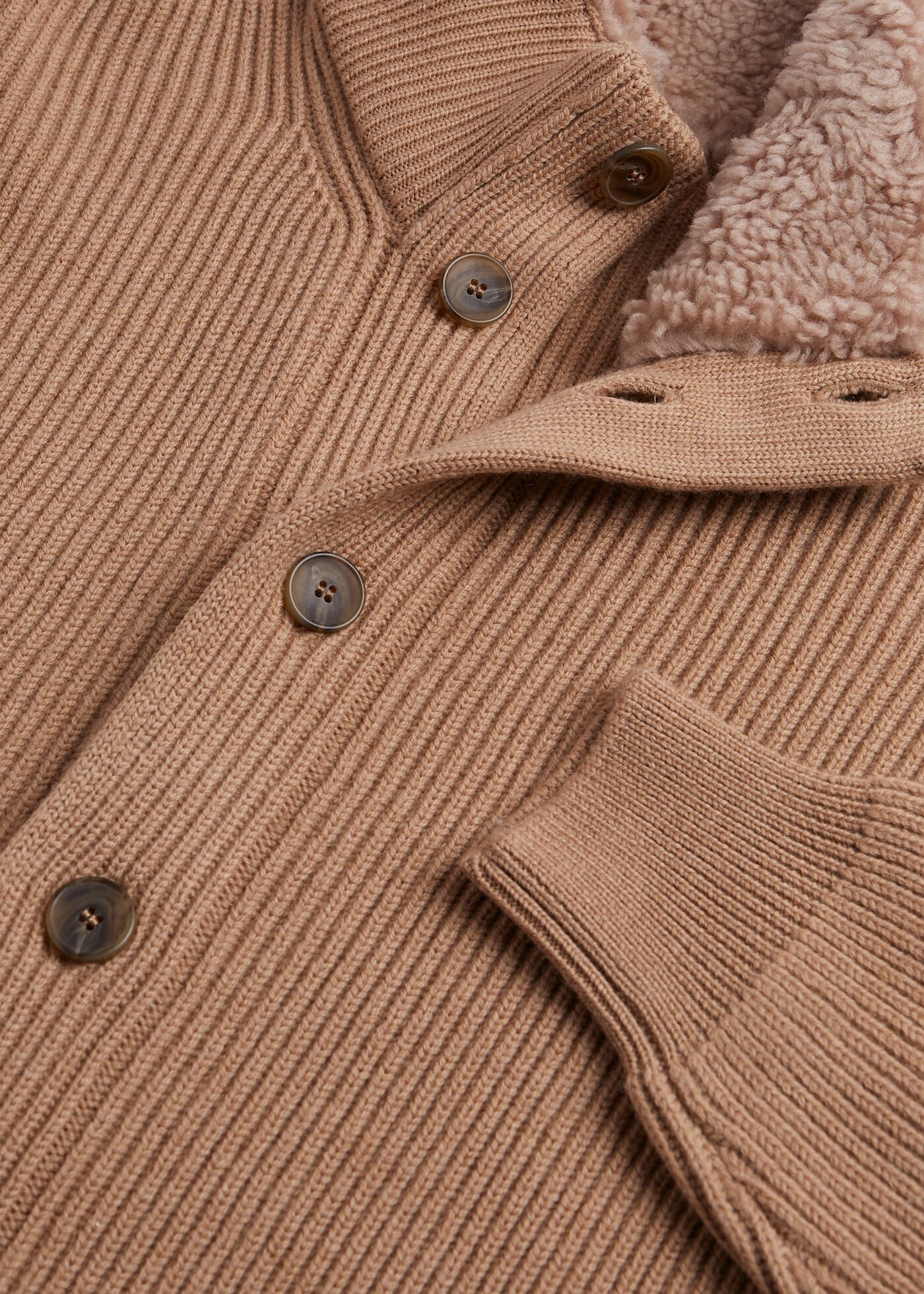 Cardigan with Sherpa Lining