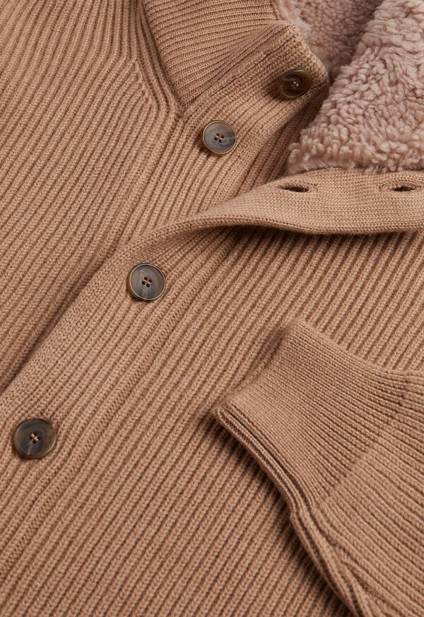 Paul Stuart Cardigan with Sherpa Lining, image 2