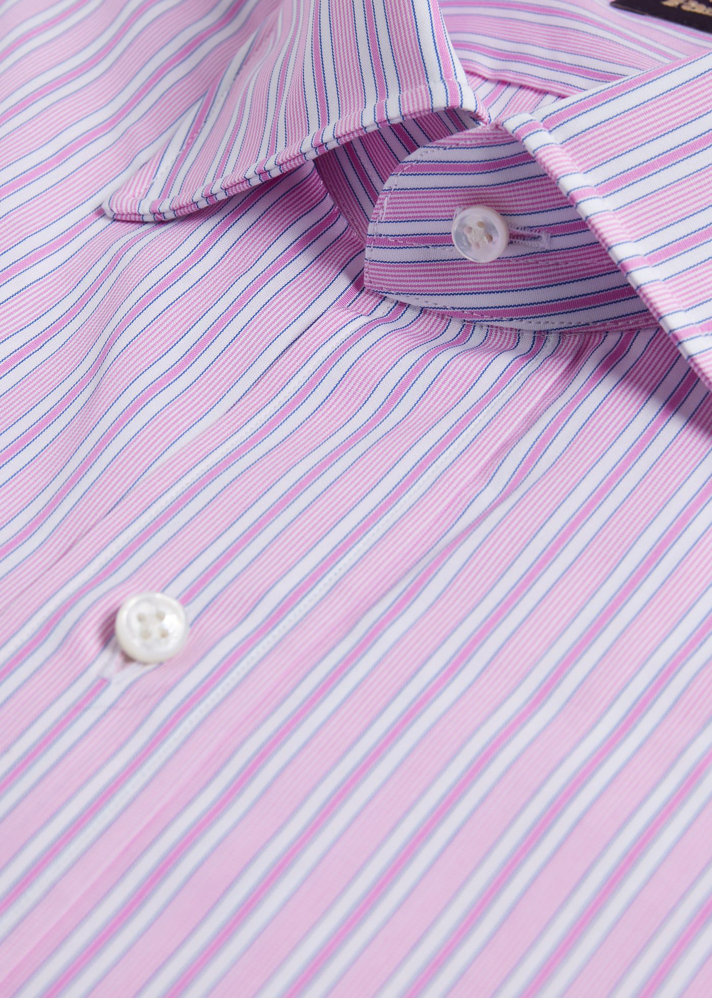 Mens pink striped dress shirt outlet