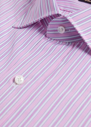 Paul Stuart Pink Narrow Stripe Dress shirt