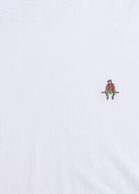 Paul Stuart Pima Interlock Logo T-Shirt, thumbnail 2