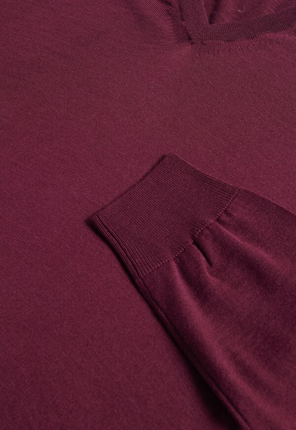 Paul Stuart Merino Wool V-neck Sweater, image 2