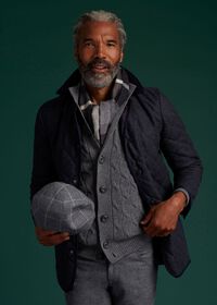 Paul Stuart Windowpane Cap, thumbnail 2