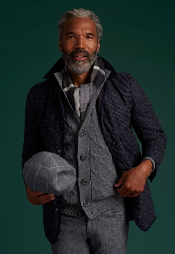 Paul Stuart Windowpane Cap, image 2