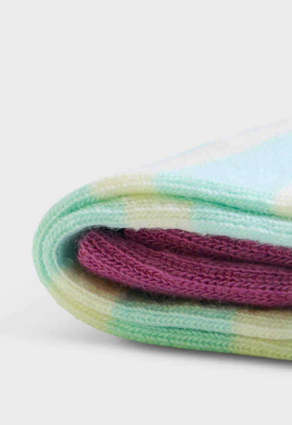Paul Stuart Cotton Two Color Stripe Sock, image 2