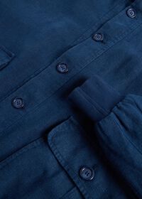 Paul Stuart Linen Button Front Bomber Jacket, thumbnail 2