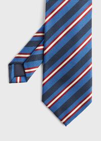 Paul Stuart Tricolor Stripe Tie, thumbnail 1