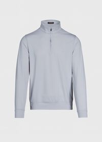 Paul Stuart Fine Stripe Quarter Zip Performance Pullover, thumbnail 1