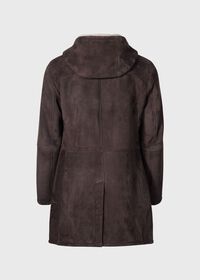 Paul Stuart Long Shearling Coat, thumbnail 7