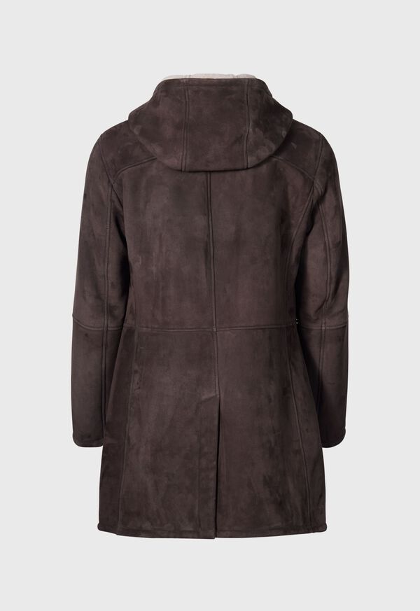 Paul Stuart Long Shearling Coat, image 7