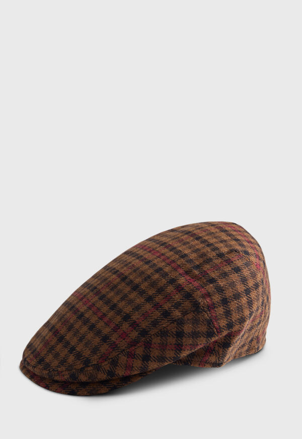 Paul Stuart Wool Check County Cap, image 1