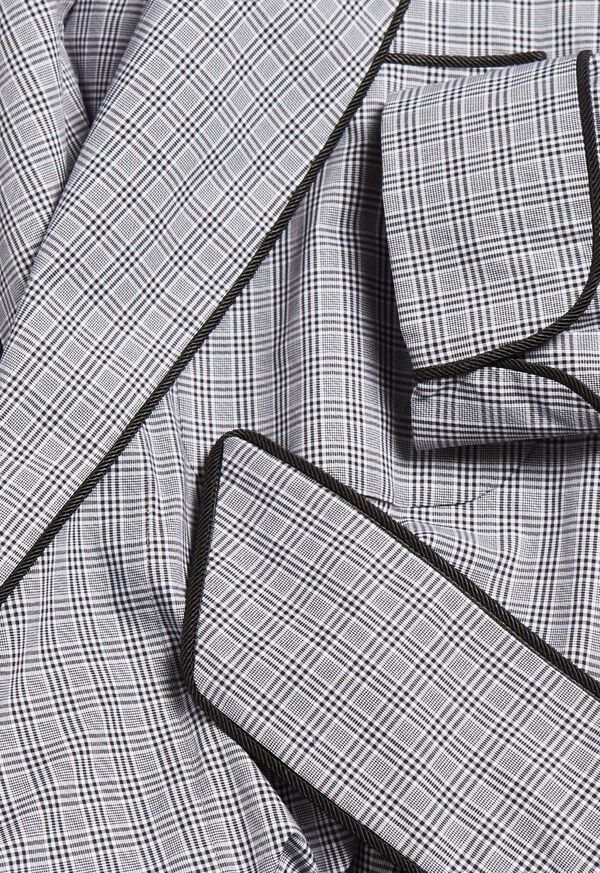 Paul Stuart Plaid Cotton Robe, image 2
