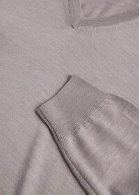 Paul Stuart Merino Wool V-neck Sweater, thumbnail 2