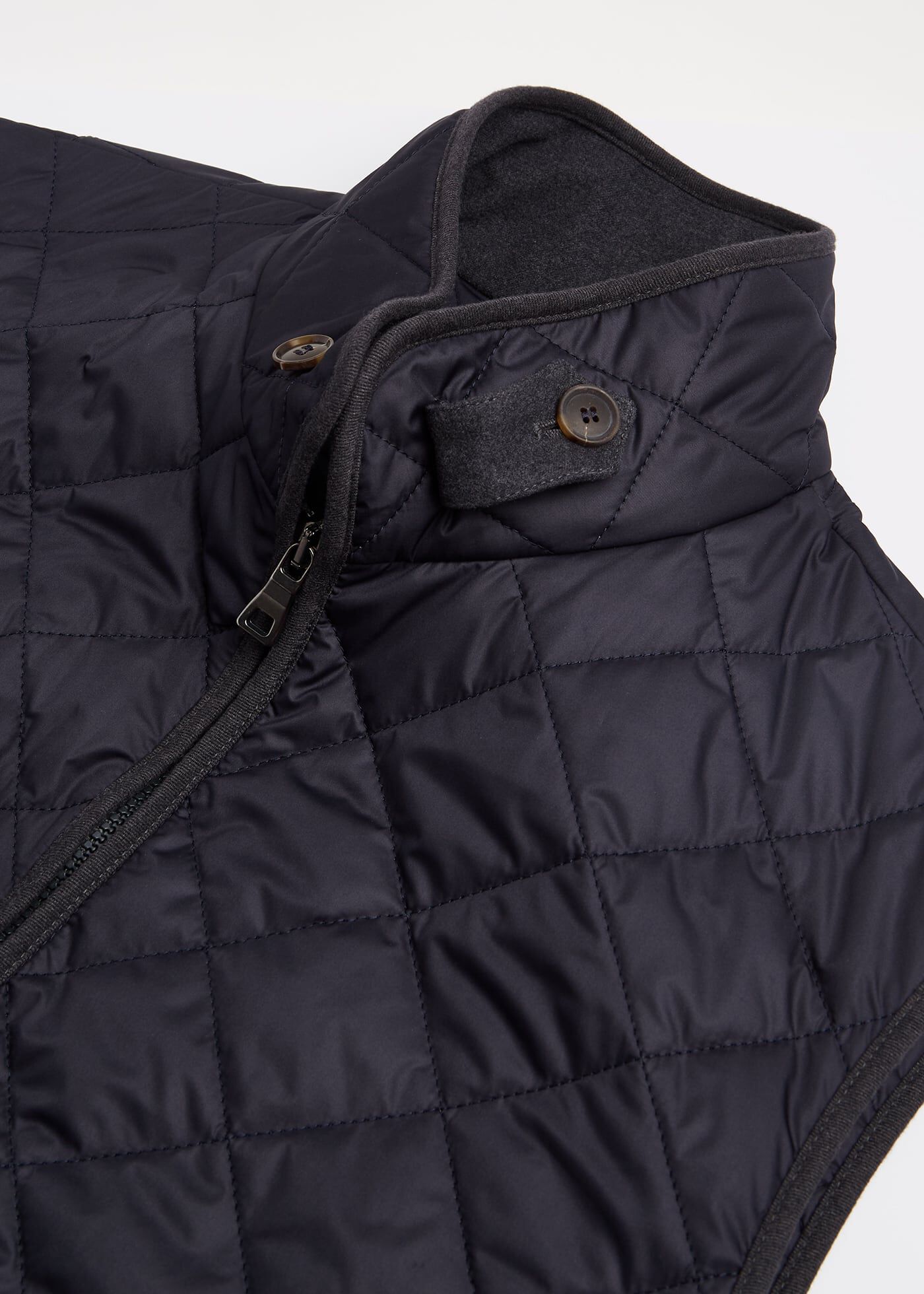 Nylon Vest with Piping
