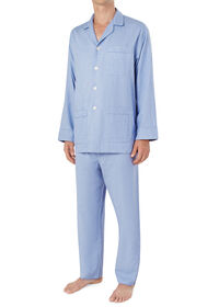 Paul Stuart Brushed Cashmere & Cotton Pajama Set, thumbnail 1