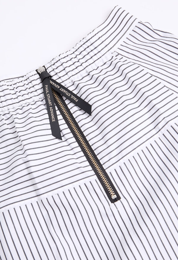 Paul Stuart Asymmetrical Striped Skirt, image 3