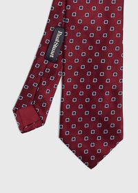 Paul Stuart Small Medallion Silk Tie, thumbnail 1
