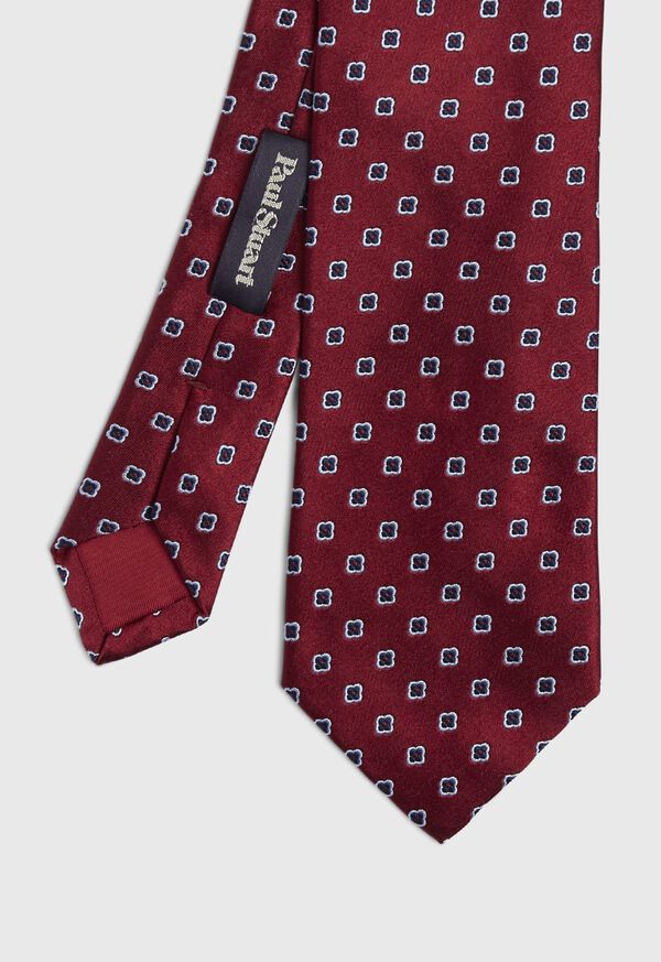 Paul Stuart Small Medallion Silk Tie, image 1