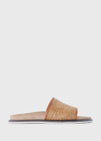 Paul Stuart Palma II Raffia Slide, thumbnail 1
