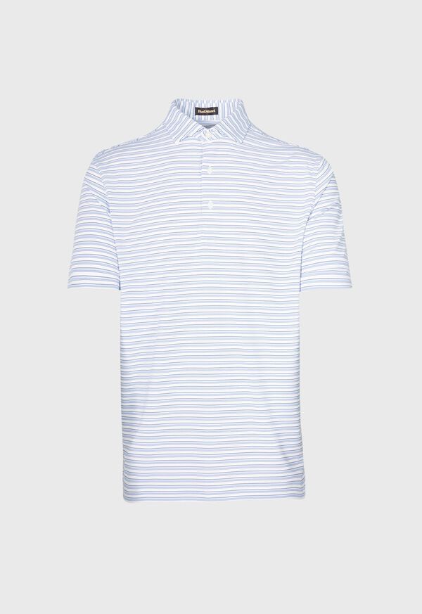Paul Stuart Multicolor Stripe Performance Polo, image 1