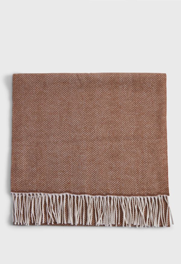 Paul Stuart Wool Chevron Scarf, image 2