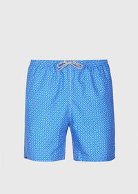 Paul Stuart Geometric Print Swim Trunk, thumbnail 1