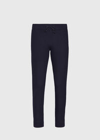 Paul Stuart Navy Drawstring Wool Pant, thumbnail 1