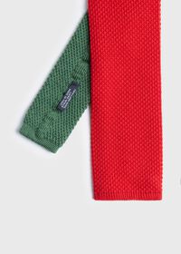 Paul Stuart Two Tone Knit  Wool Tie, thumbnail 1