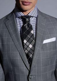 Paul Stuart Horizontal Stripe Dress Shirt, thumbnail 2