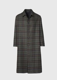 Paul Stuart Cashmere Plaid A-Line Coat, thumbnail 1