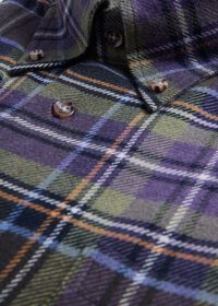 Paul Stuart Flannel Plaid Sport Shirt, thumbnail 2