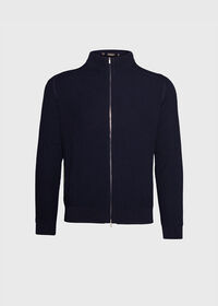 Paul Stuart Fancy Rib Stitch Full-Zip Cardigan, thumbnail 1